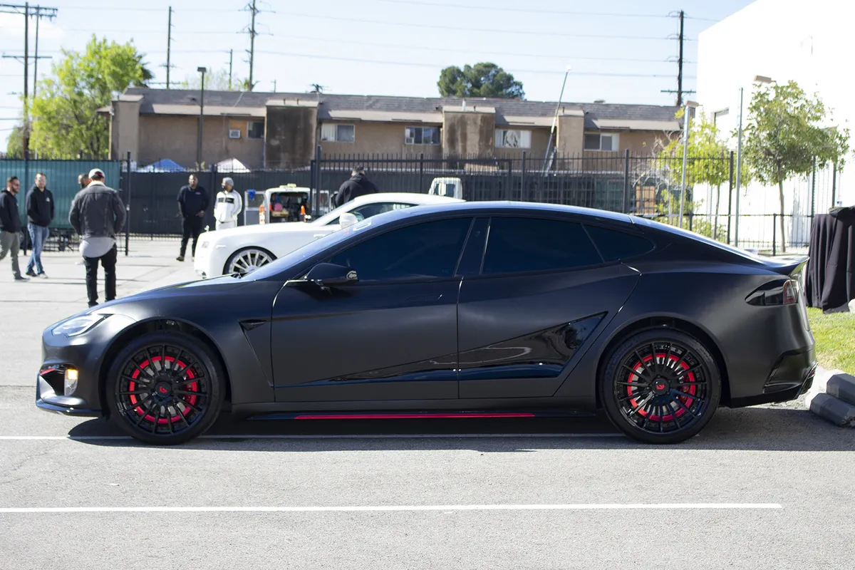 Tesla Model S on Forgiato Tec 2.3 R wheels