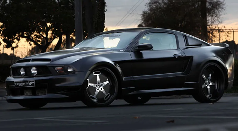 Ford Mustang on Forgiato Borsa L wheels