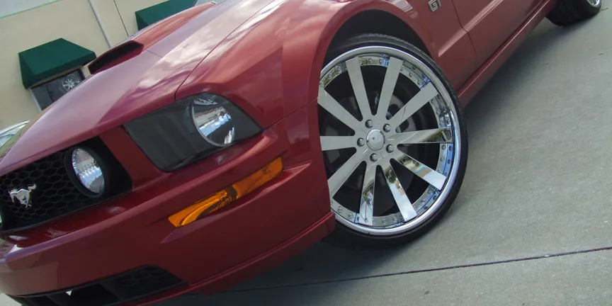 Ford Mustang on Forgiato Concavo wheels