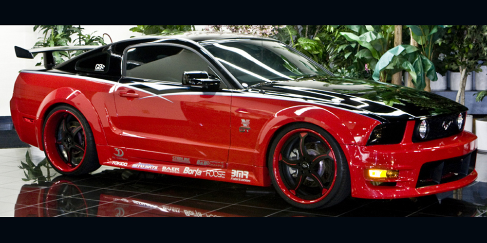Mustang on Curva