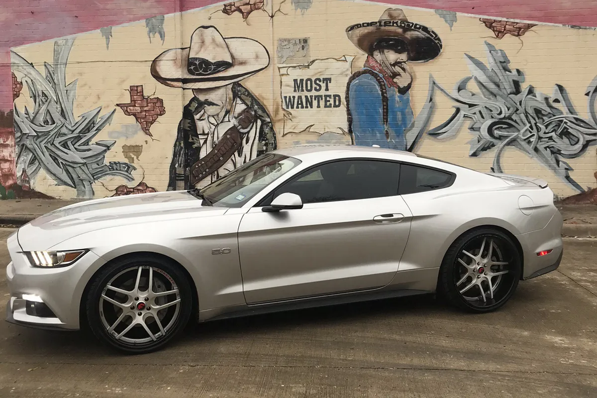 Ford Mustang on Forgiato Dieci C wheels