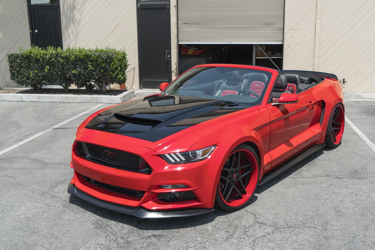 Ford Mustang on Forgiato Dieci-ECL wheels