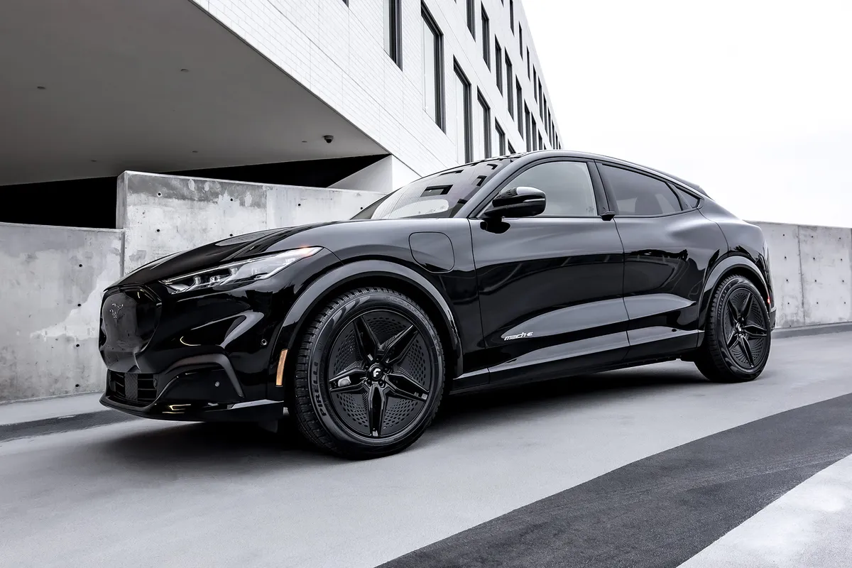 Ford Mustang on Forgiato EV wheels