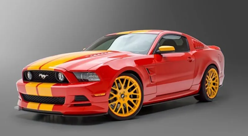 Ford Mustang on Forgiato Freddo-M wheels