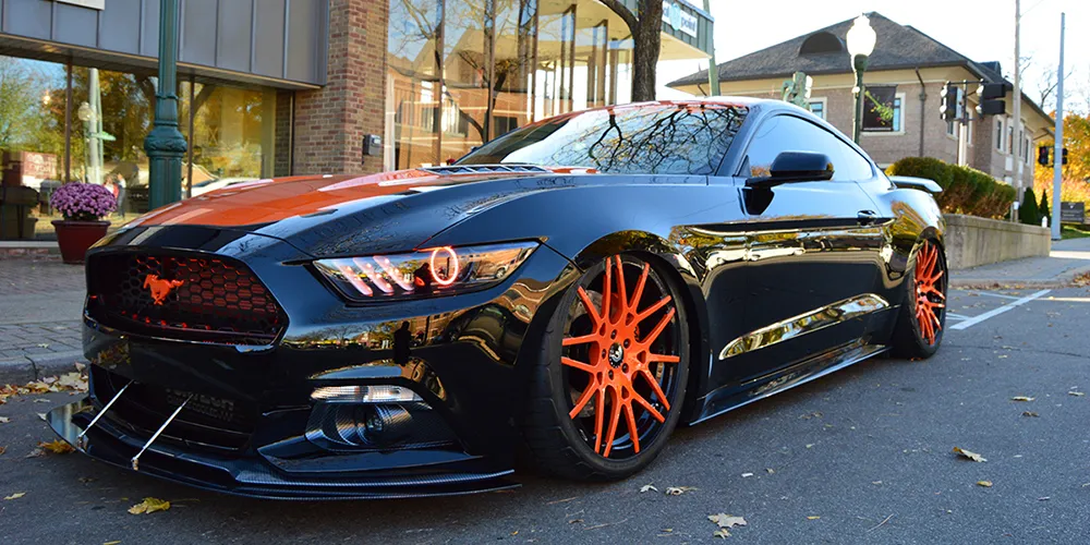 Ford Mustang on Forgiato Maglia-M wheels