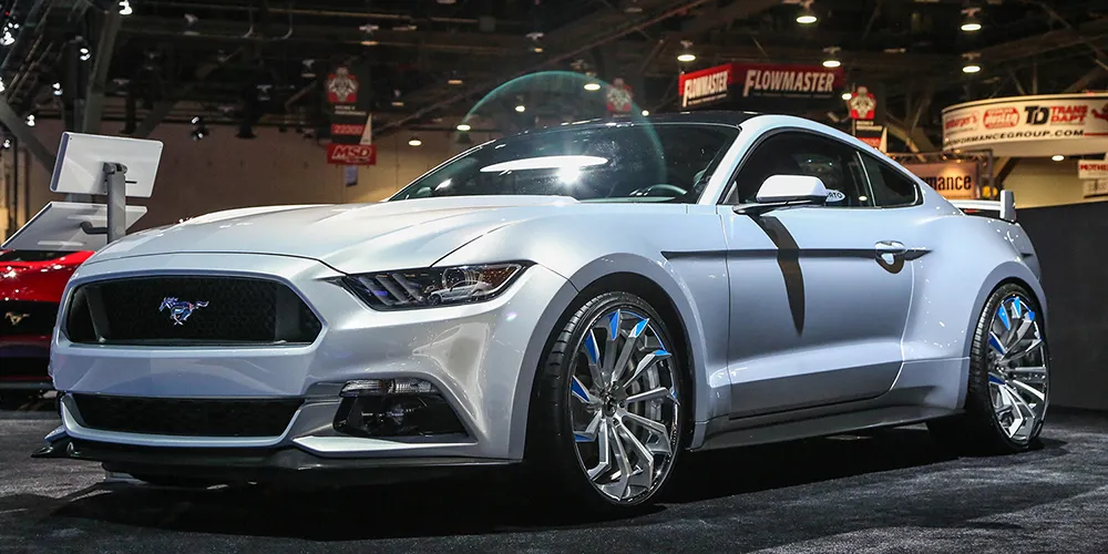 Ford Mustang on Forgiato Navaja-ECX wheels
