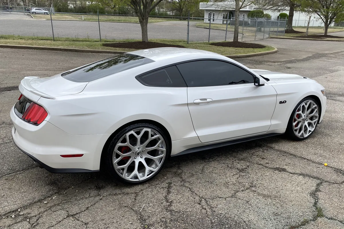 Ford Mustang on Forgiato Tessi-ECL wheels