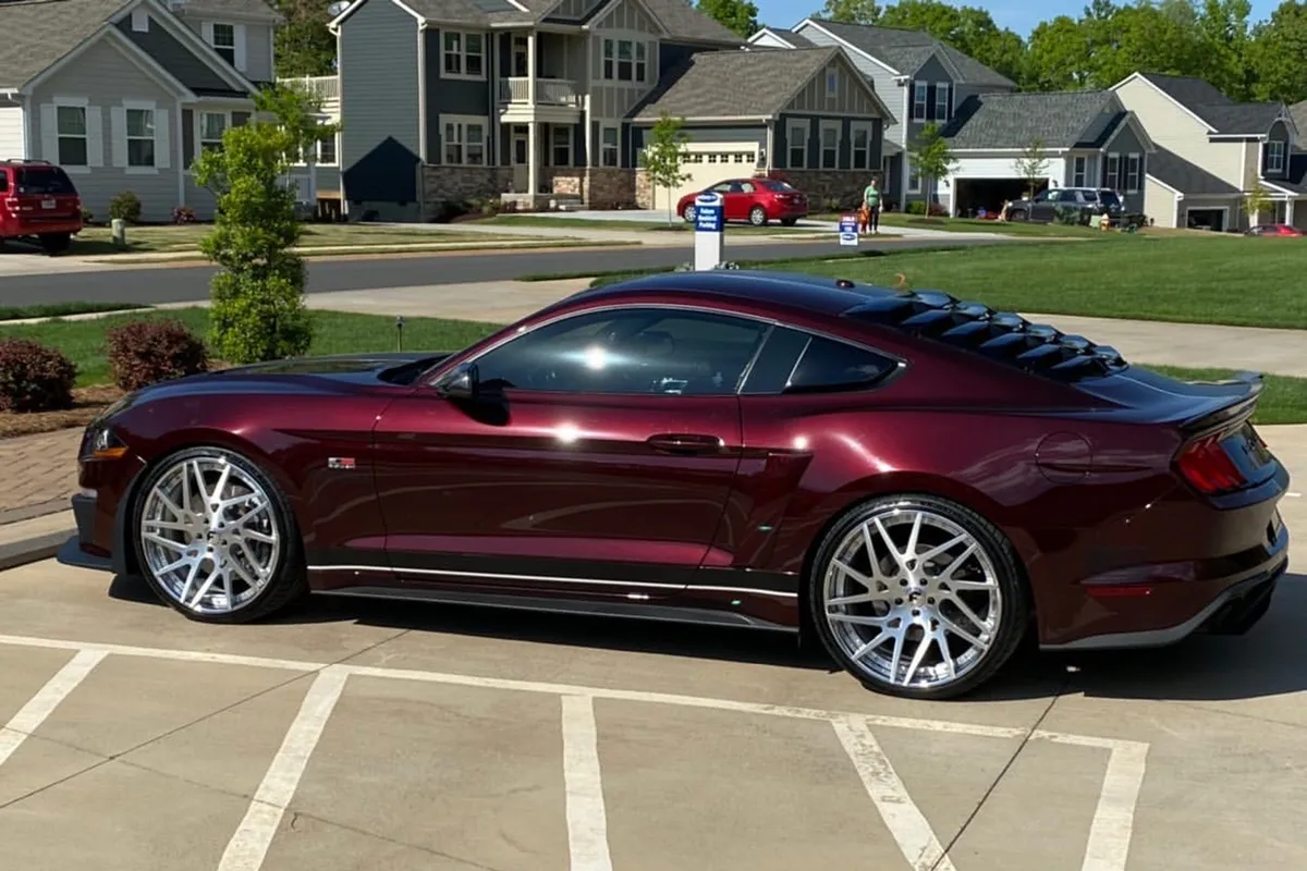Ford Mustang on Forgiato Twisted Maglia 2 Ecl wheels