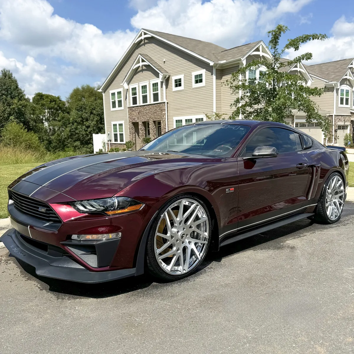Ford Mustang on Forgiato Twisted Maglia Ecl wheels