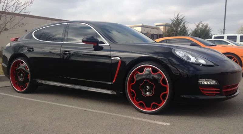 Porsche Panamera on Forgiato Fiore wheels