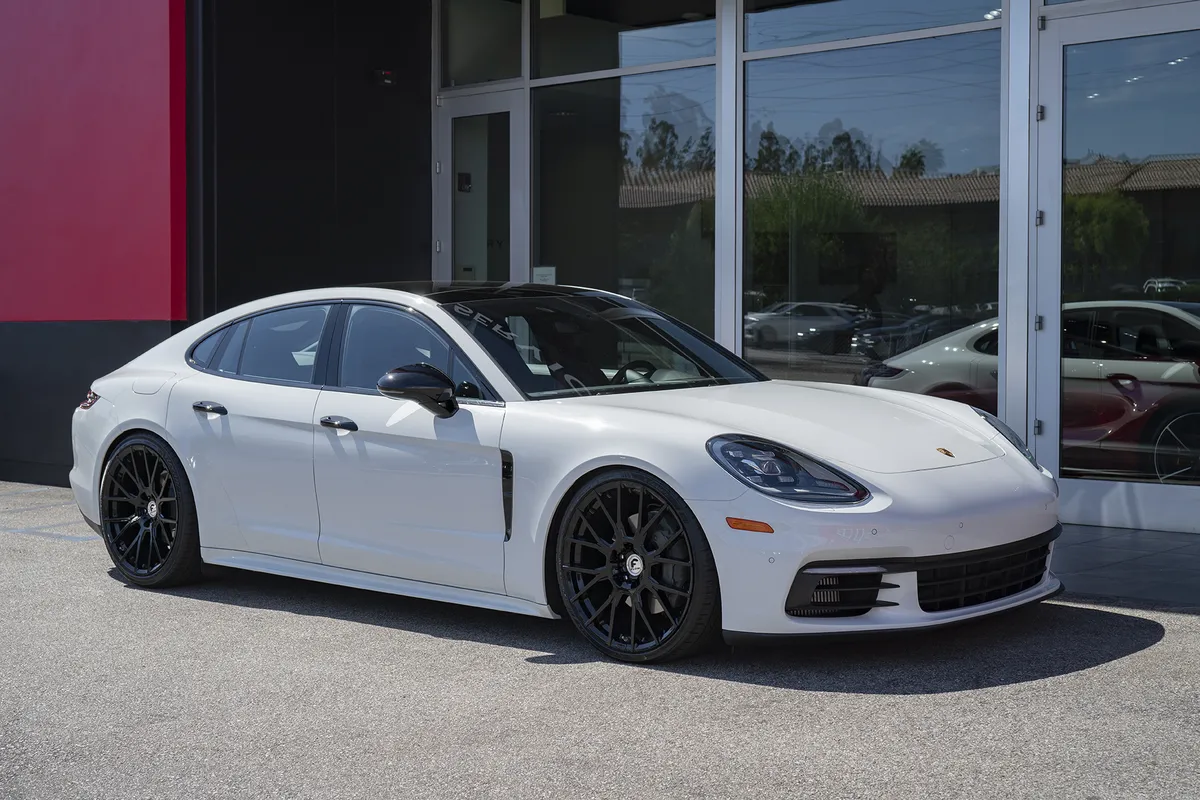 Porsche Panamera on Forgiato Flow wheels