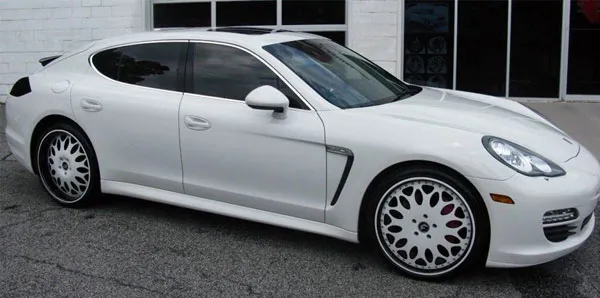 Porsche Panamera on Forgiato Grano wheels