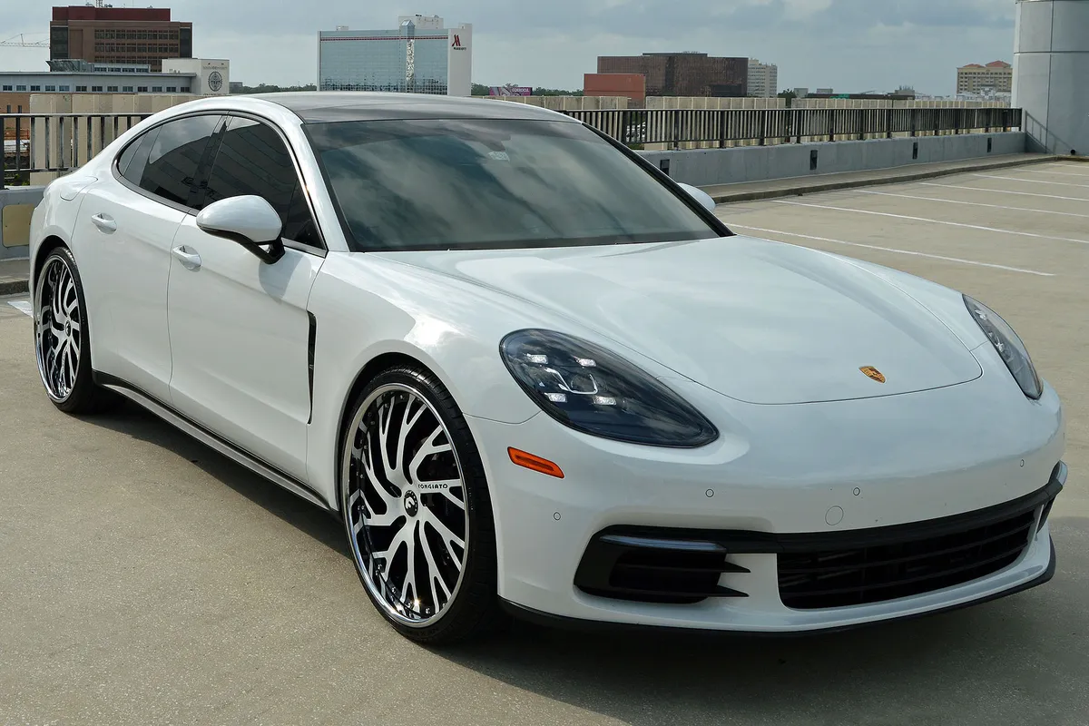 Porsche Panamera on Forgiato Sincro wheels