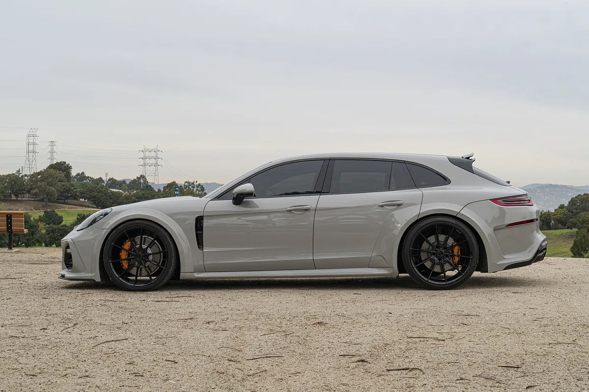 Porsche Panamera on Forgiato Tec Mono 1.13 wheels