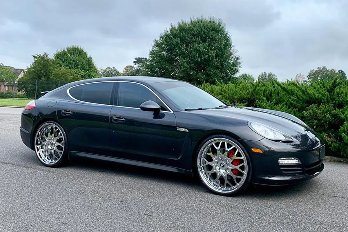 Porsche Panamera on Forgiato Torino wheels