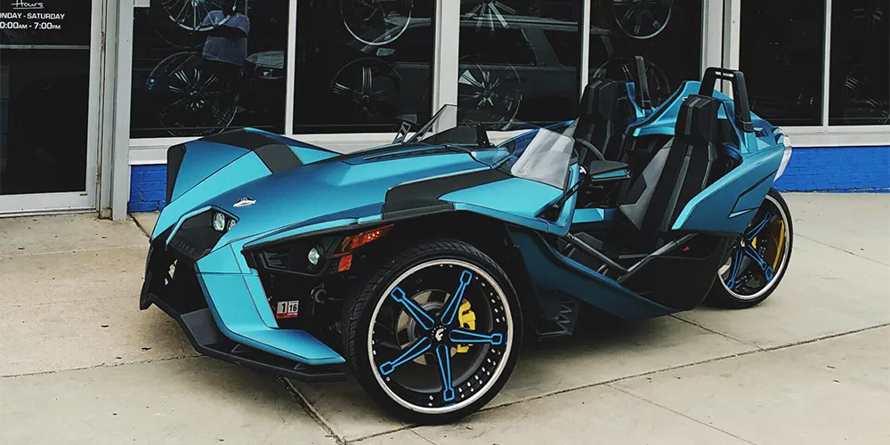 Polaris Polaris on Forgiato Martellato wheels