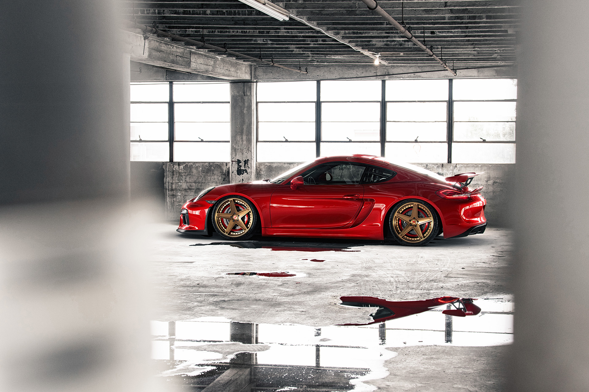 Porsche Cayman on Tec 2.6 R