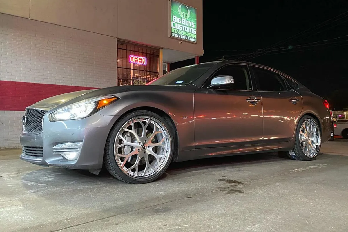 Infiniti Q50 on Forgiato Drea wheels