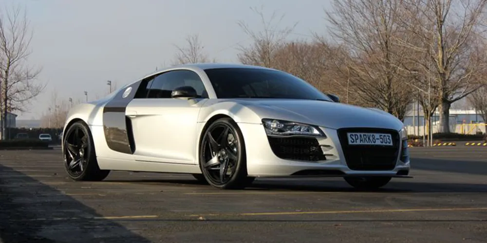 Audi R8 on Forgiato Spacco-M wheels