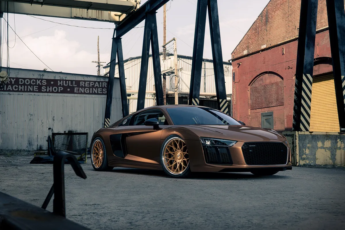Audi R8 on Forgiato Tec 3.3 R wheels