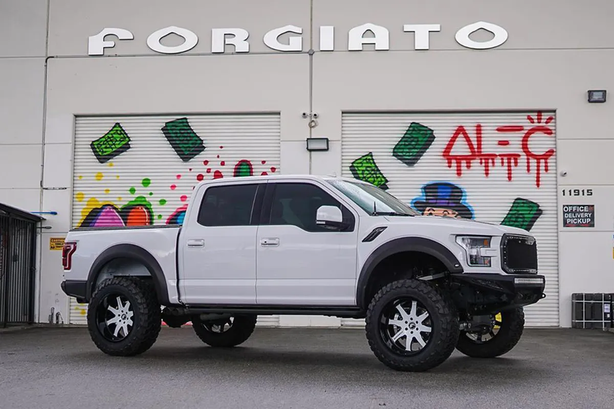 Ford Raptor on Forgiato Quattresimo-T wheels