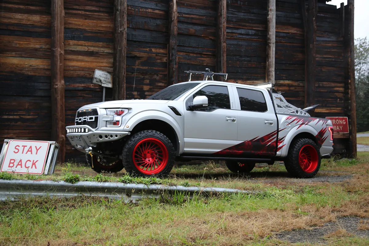 Ford Raptor on Forgiato Ventoso-T wheels