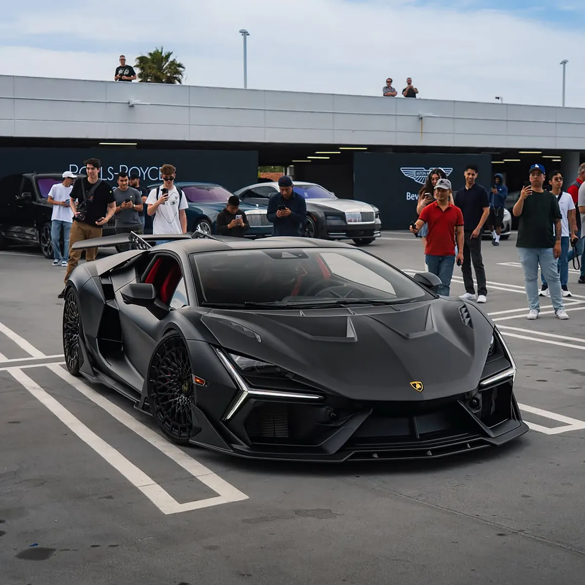 Lamborghini Revuelto on Forgiato Meshato-M wheels