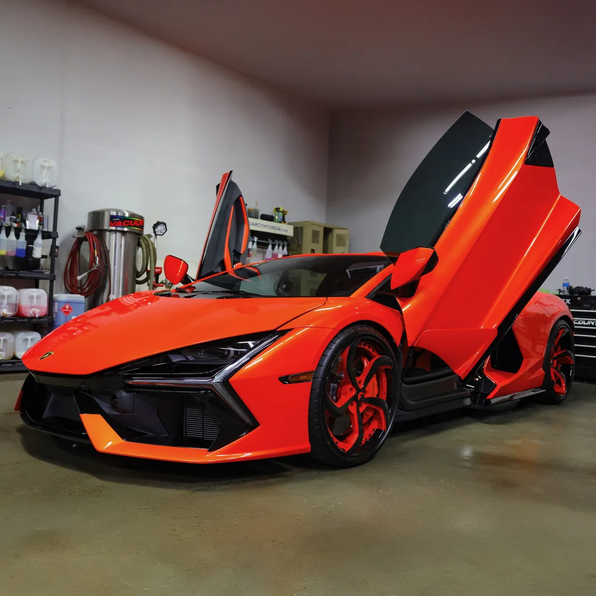 Lamborghini Revuelto on Forgiato Smussato Ecl wheels