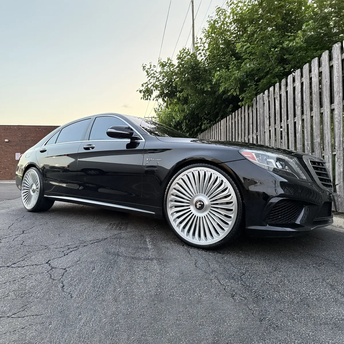 Mercedes-Benz S Class on Forgiato Multato-M wheels
