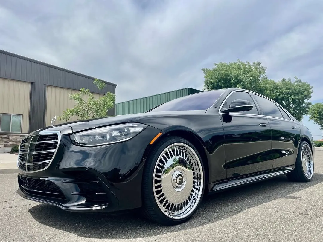 Mercedes-Benz S580 on Forgiato Luce Ff wheels