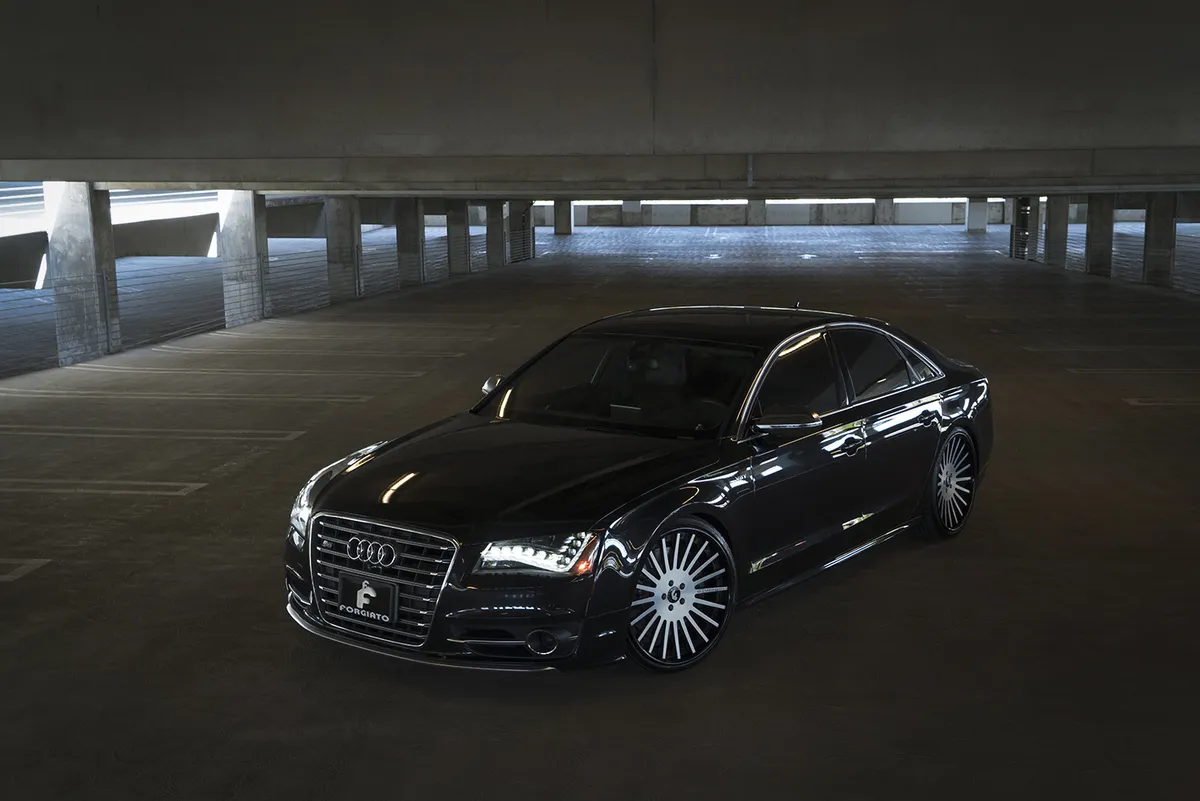 Audi S8 on Forgiato Disegno wheels