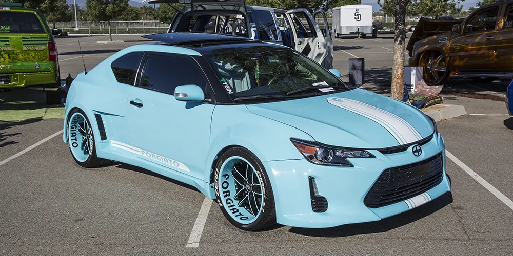Scion Scion on Forgiato Vizzo wheels