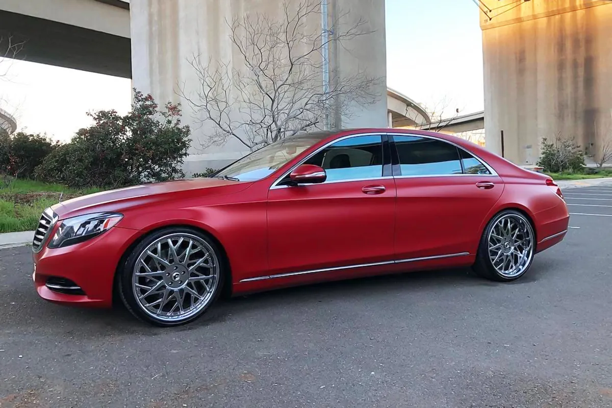 Mercedes-Benz Sclass on Forgiato Blocco wheels