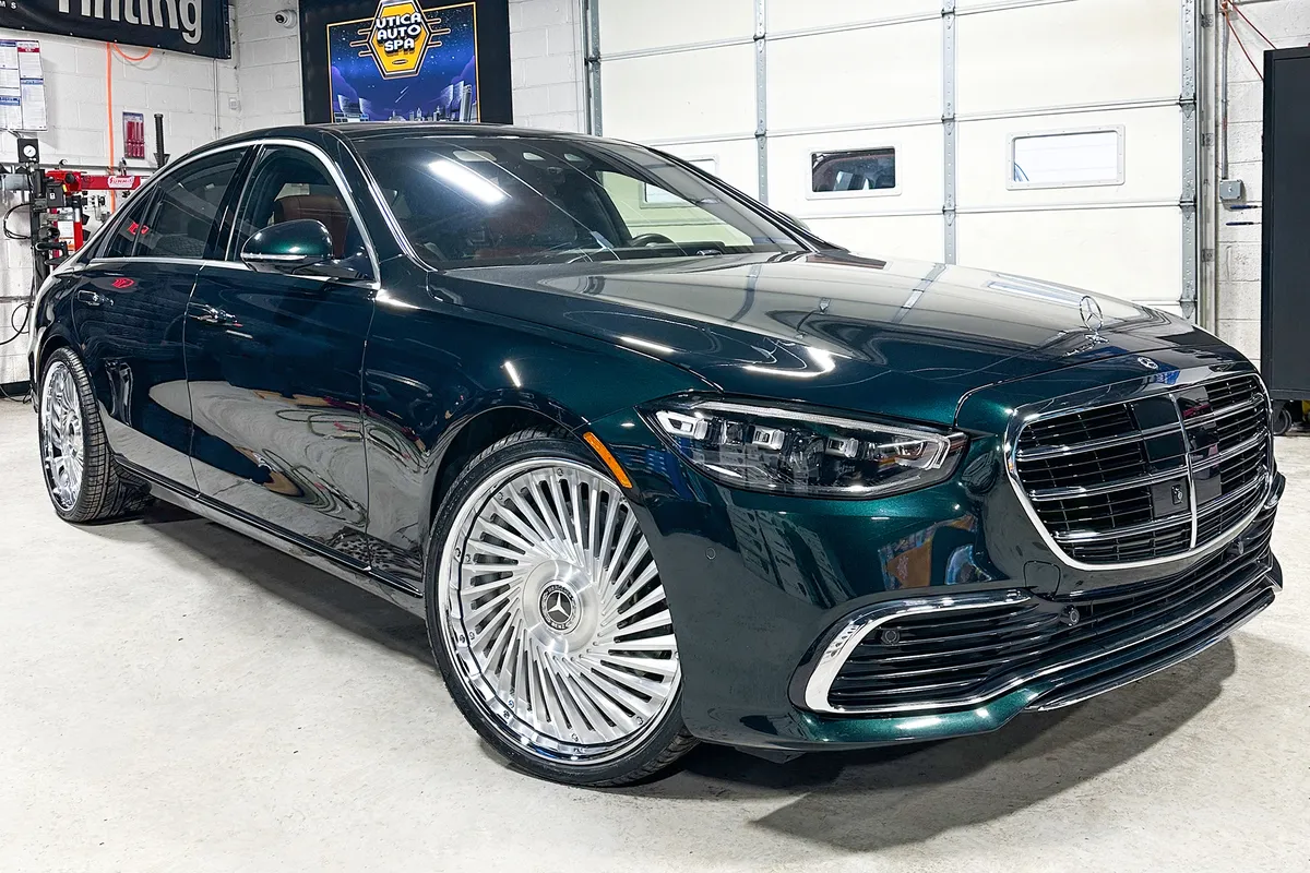 Mercedes-Benz Sclass on Forgiato Twisted Trimestre Ff wheels