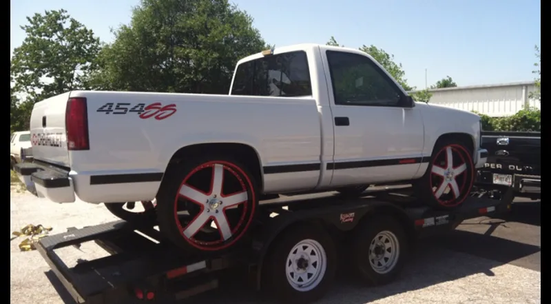 Chevrolet Silverado on Forgiato Barra wheels