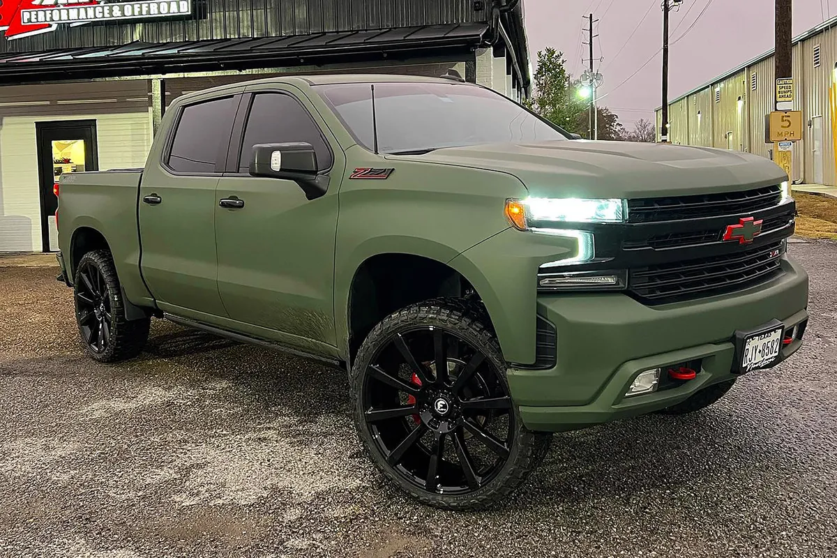 Chevrolet Silverado on Forgiato Flow wheels