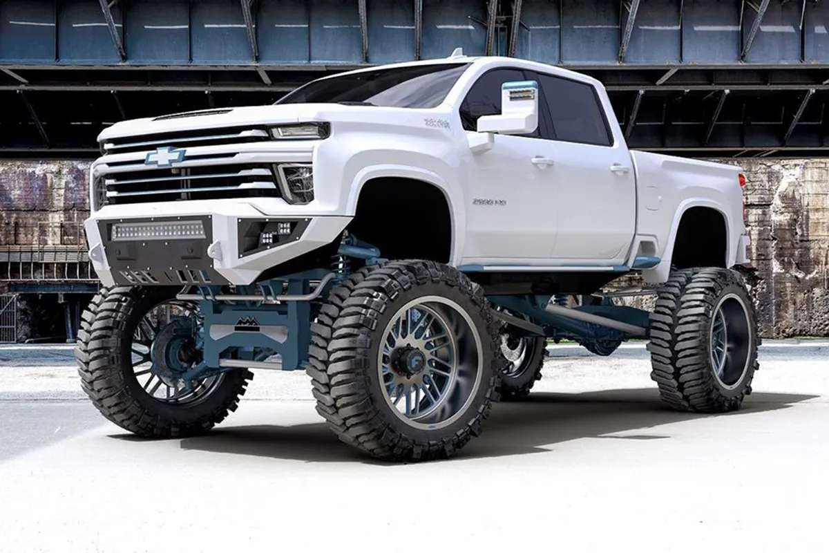 Chevrolet Silverado on Forgiato Ventaglio-T wheels