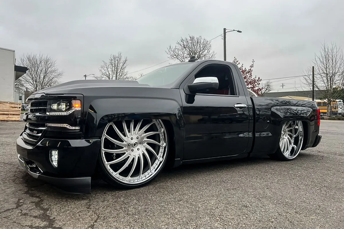 Chevrolet Silverado on Forgiato Wade Ff wheels