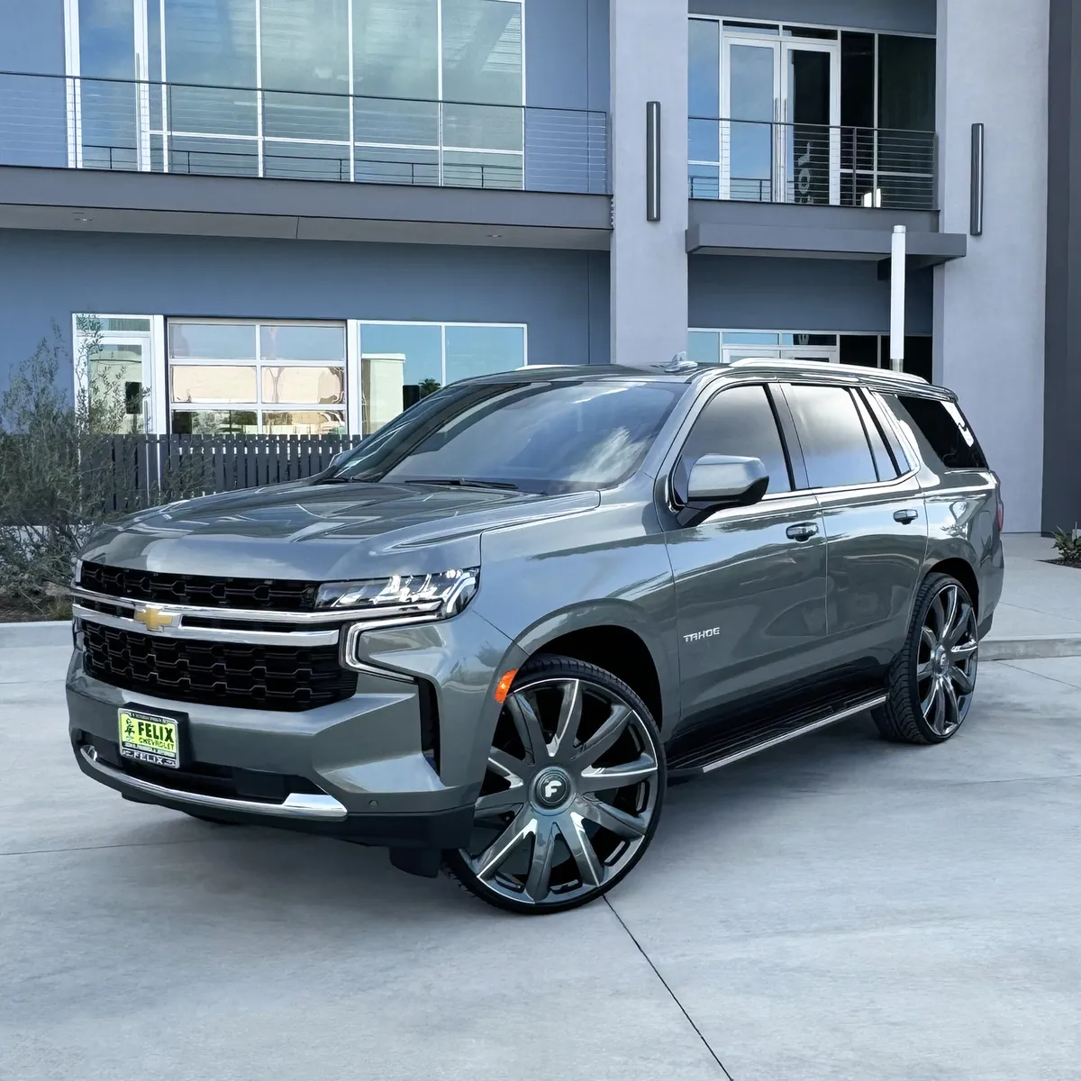 Chevrolet Tahoe on Forgiato Flow wheels