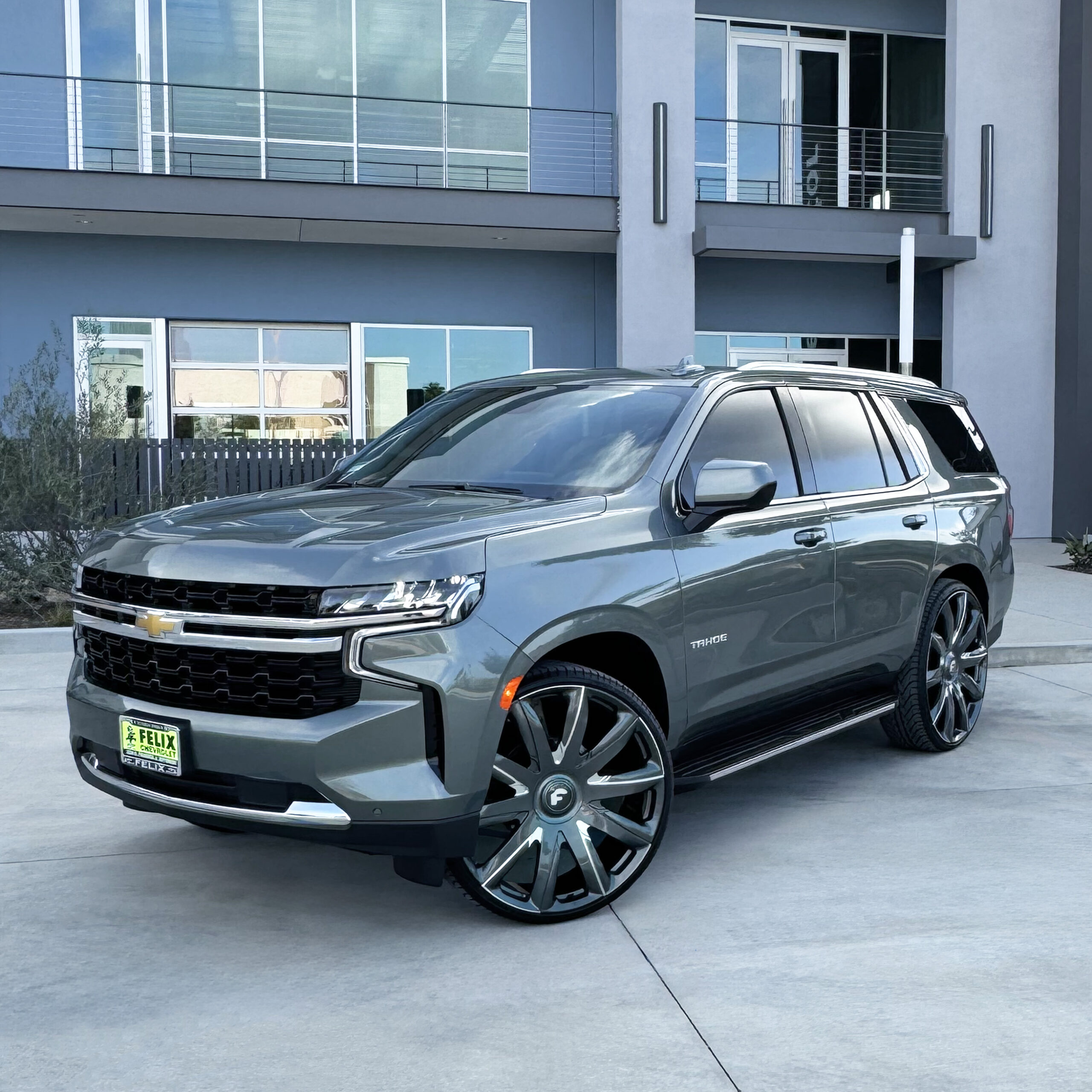 Chevrolet Tahoe on Forgiato Flow wheels