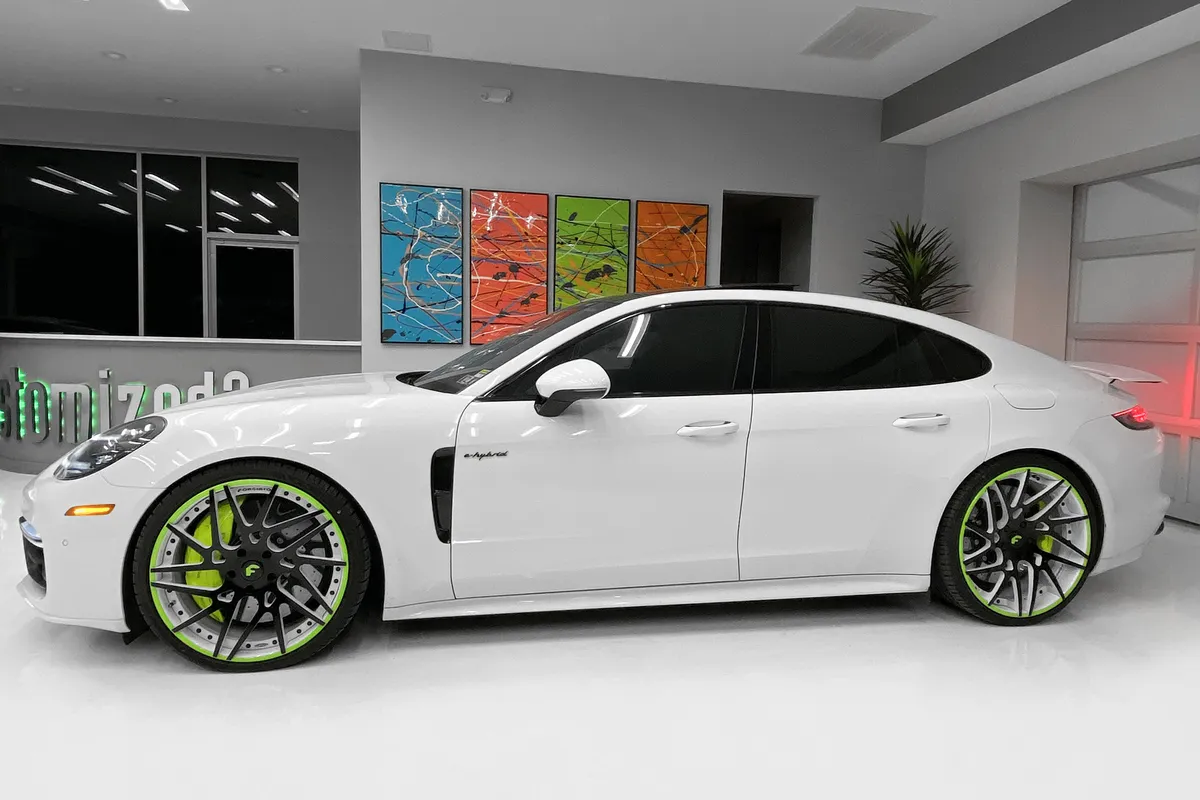 Porsche Taycan on Forgiato Twisted Maglia 2 Ecl wheels