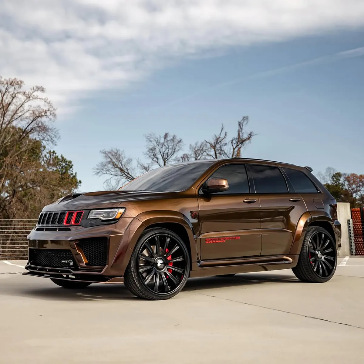 Jeep Trackhawk on Forgiato Lavorato wheels