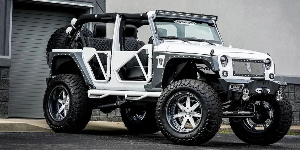 Jeep Wrangler on Forgiato Esporre wheels