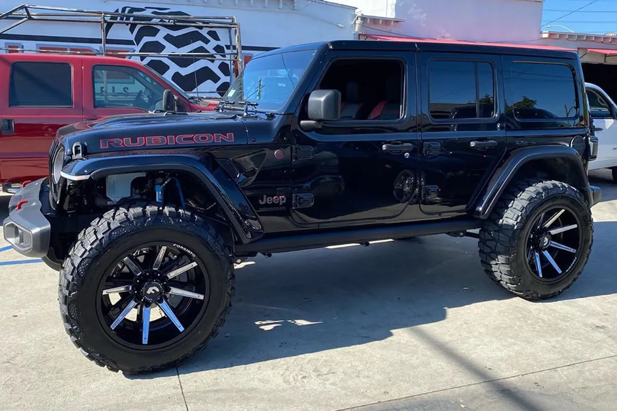 Jeep Wrangler on Forgiato Flow Terra 005 wheels