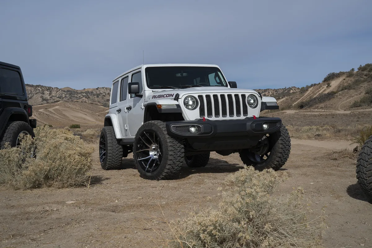 Jeep Wrangler on Forgiato Flow-Terra wheels