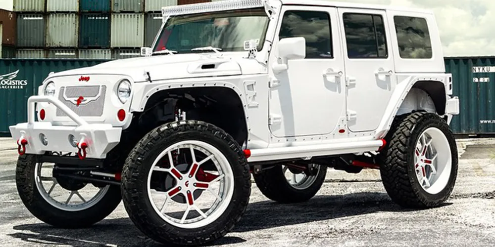 Jeep Wrangler on Forgiato GTR wheels
