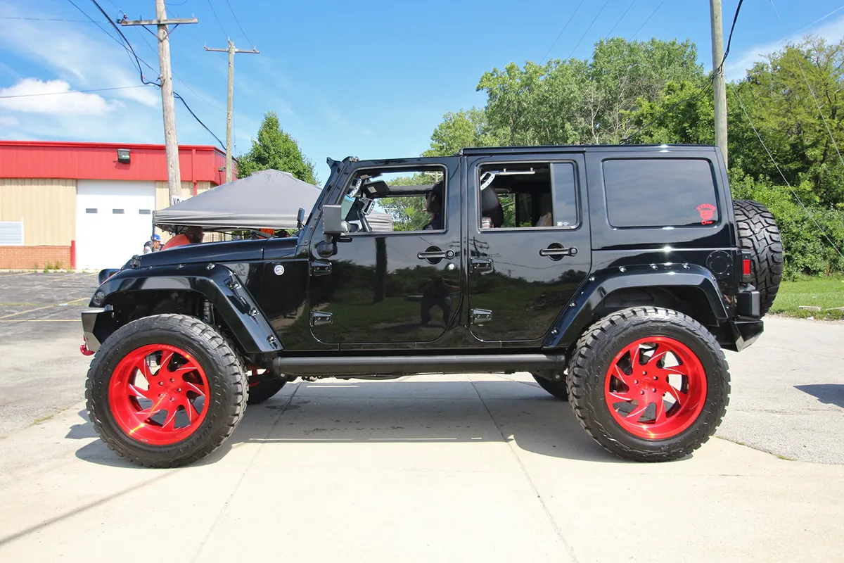 Jeep Wrangler on Forgiato Ivetos-T wheels