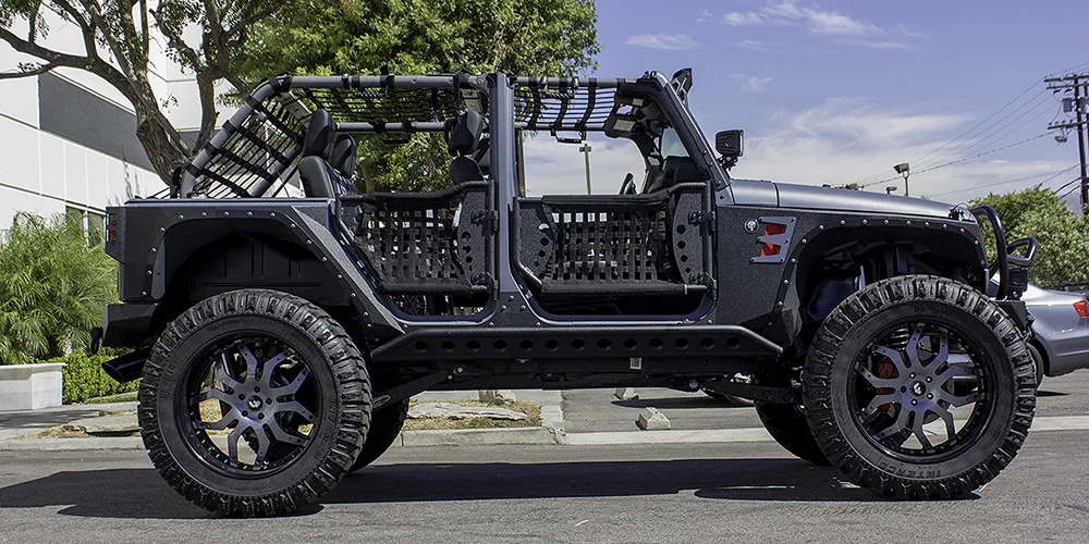 Jeep Wrangler on Forgiato Tello wheels