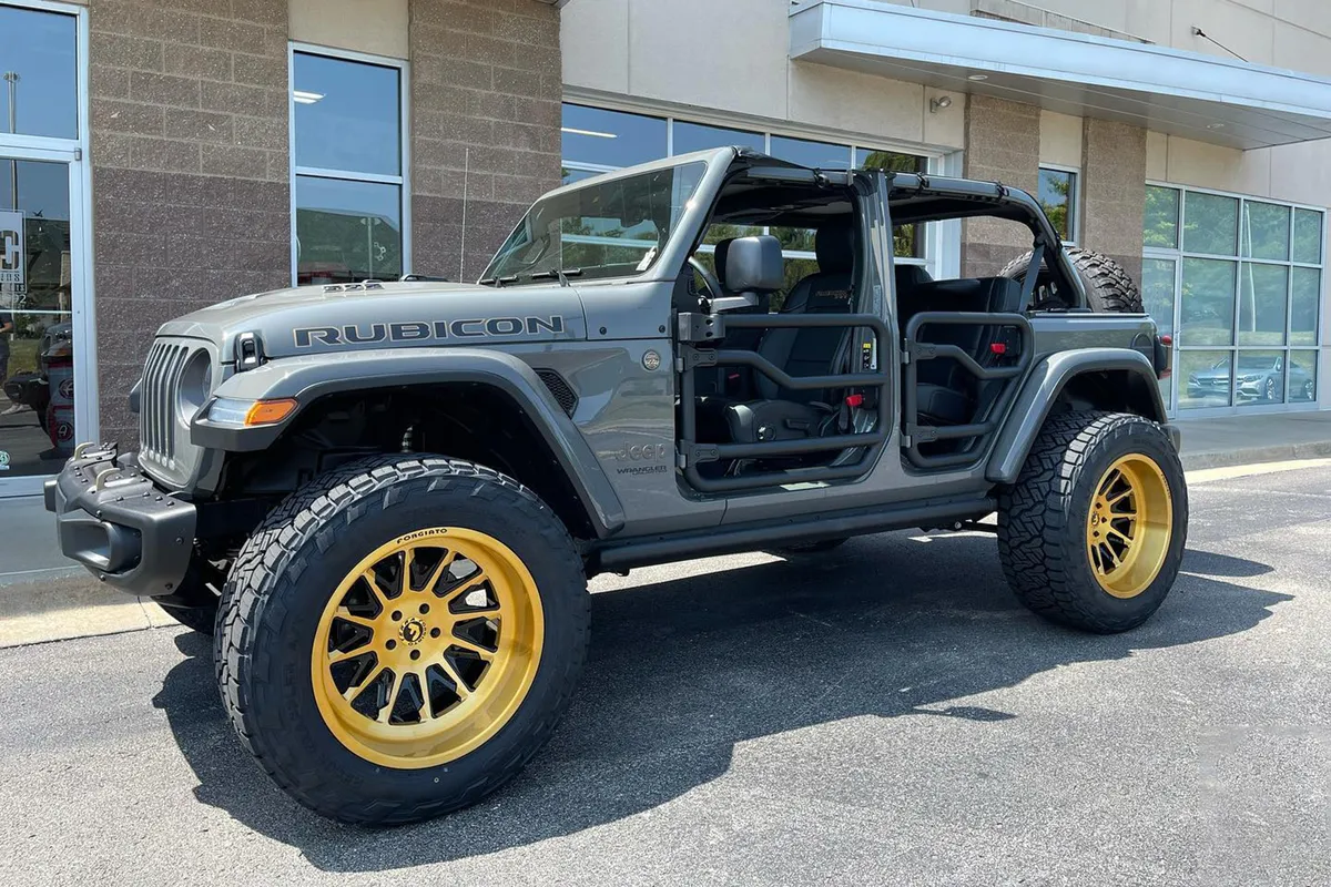 Jeep Wrangler on Forgiato Txc101 wheels