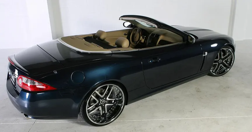 Jaguar XK on Forgiato Estremo wheels